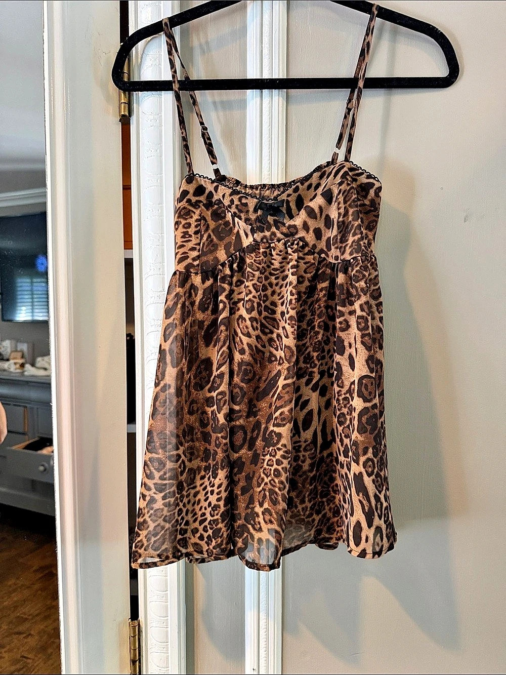 Leopard Print Mini Dress